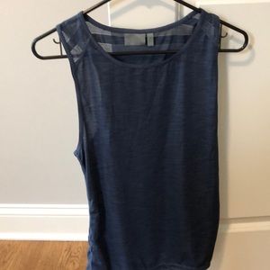 Athleta blue workout top